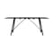 Armen Living Koala Shasta and Camino 6 Piece Outdoor Dining Set in Dark Eucalyptus Wood with Gray Rope 840254333840 - alternate 5